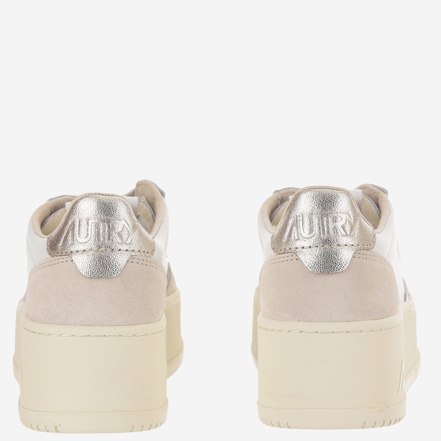 [AUTRY] Sneakers FW26 PTLWLS01LEATSUEDEWHTPLAT