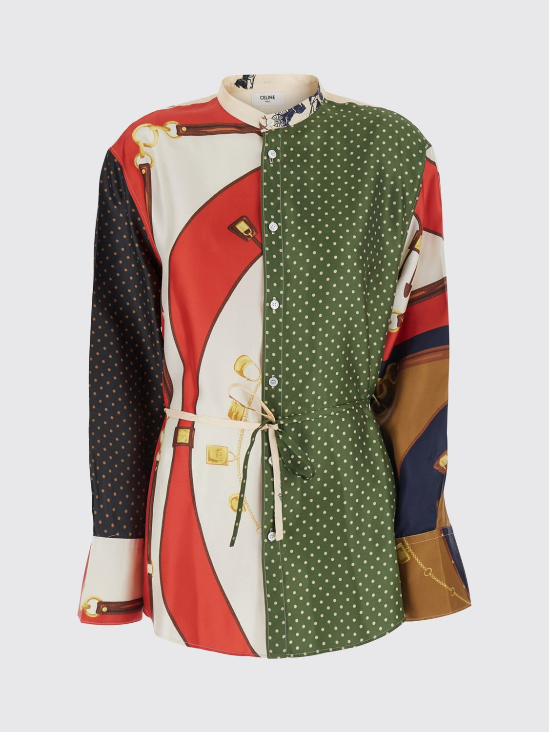 [Celine] Shirts Long Sleeve FW26 RC0MF4Y45 14ML