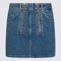 [MARINE SERRE] Mini skirt SS26 WSK135ACDEN0002BL05