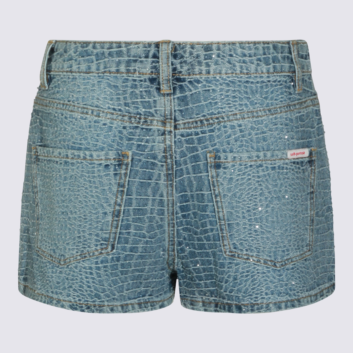 [Self - portrait] Shorts SS26 SS26804PBBLBLUE