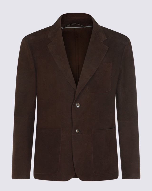 [Canali] Leather Jacket SS26 O70481LE00281502
