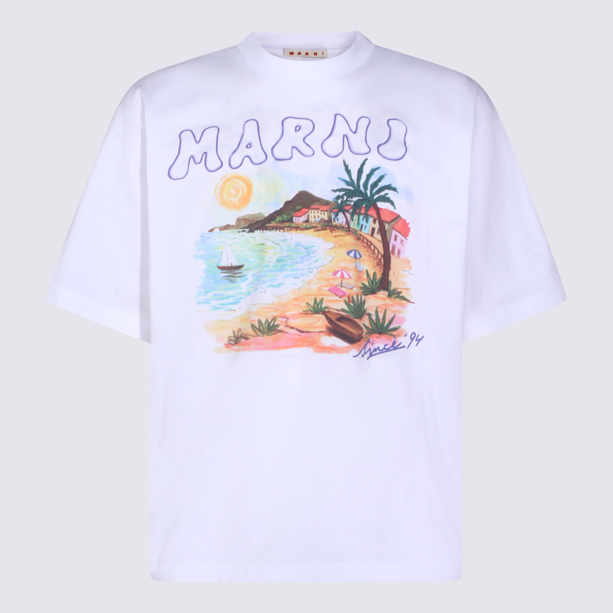 [Marni] T-shirts Short Sleeve SS26 HUMU02234PUSCZ06PRW01