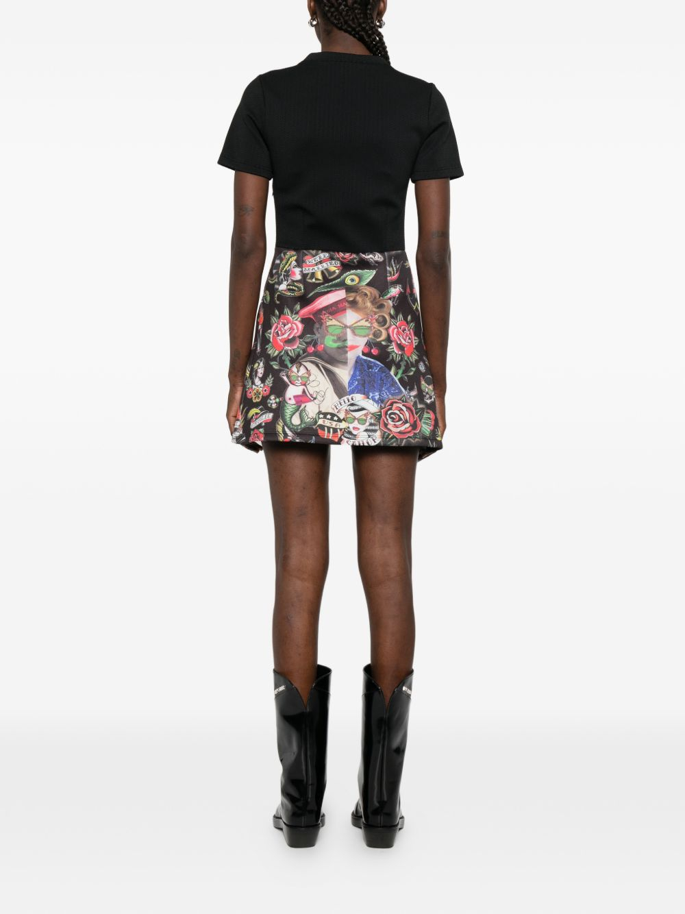 [THE ARTISTYLIST] Short sleeve dress SS26 OLD SCHOOL NEW DRESS MLT