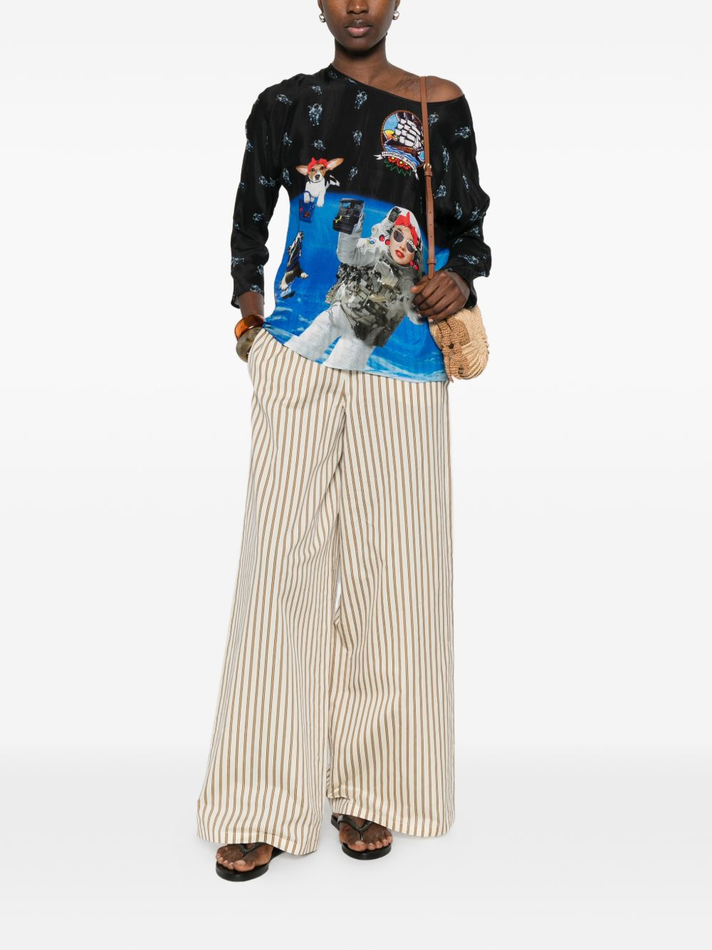 [THE ARTISTYLIST] T-shirts Long Sleeve SS26 SPACE BLOUSE MLT