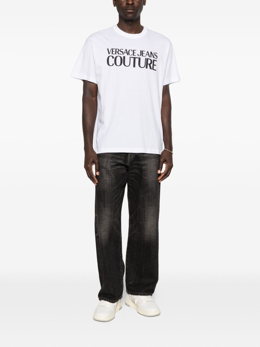 [VERSACE JEANS COUTURE] T-shirts Short Sleeve SS26 80GAHT01 CJ00T 003