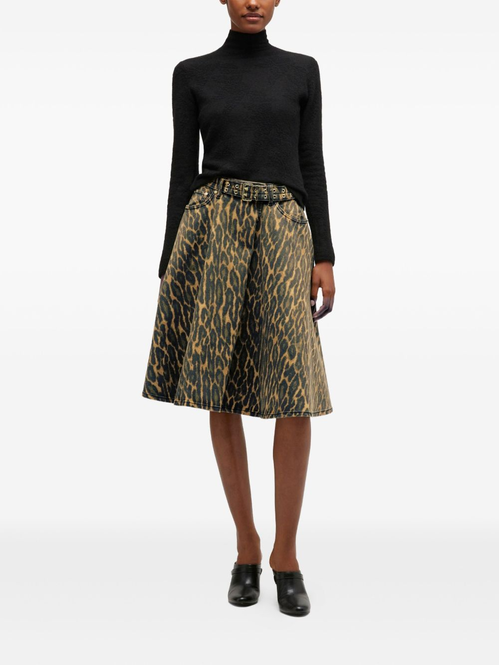 [GANNI] Midi skirt SS26 A1090089 894