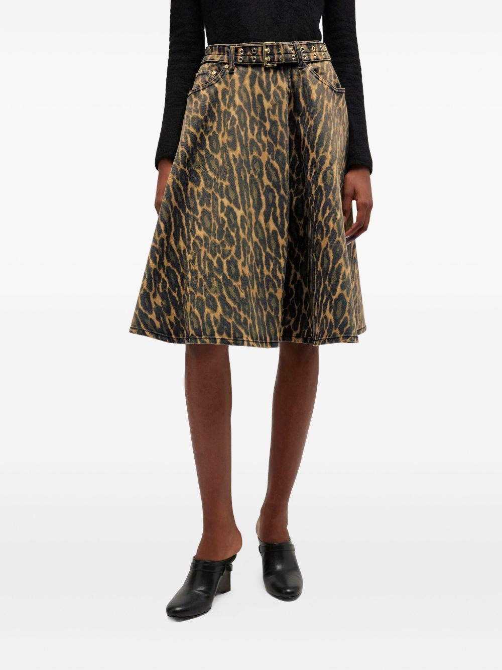 [GANNI] Midi skirt SS26 A1090089 894