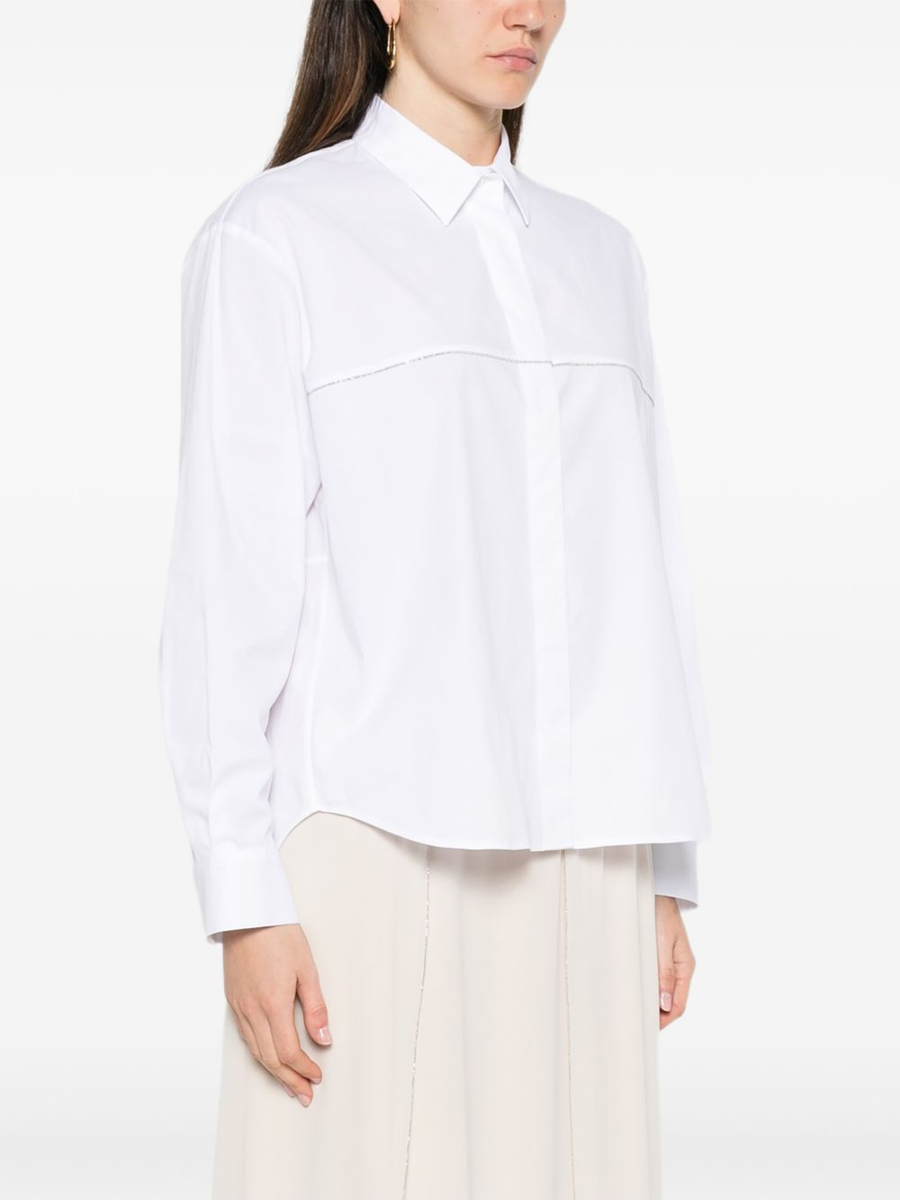 [Peserico] Shirts Long Sleeve SS26 A06843 08928 001