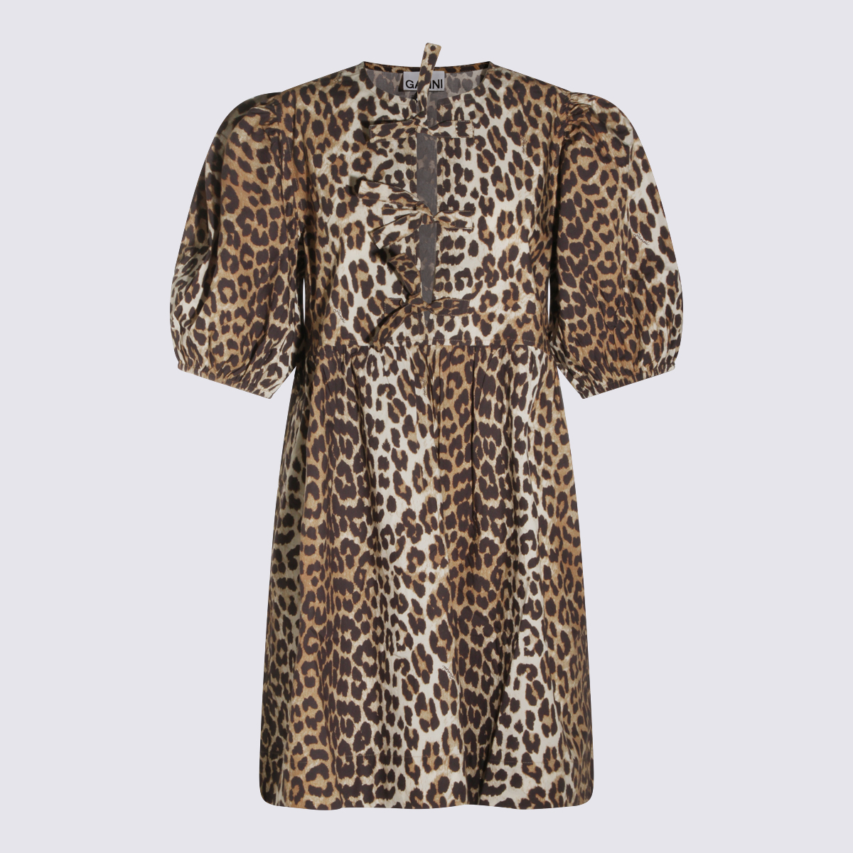[GANNI] Short sleeve dress SS26 F9758943