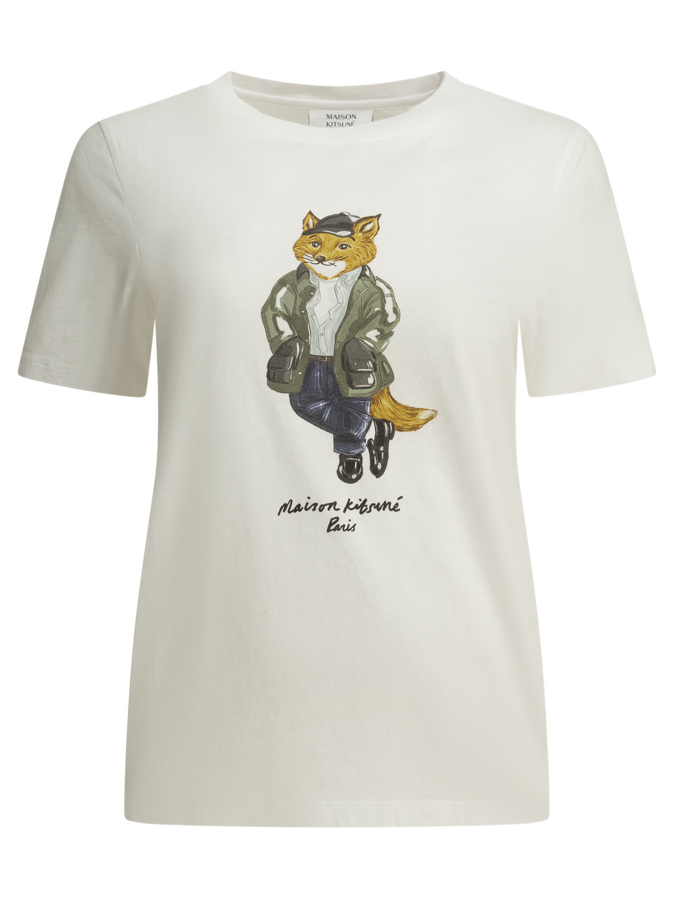 [MAISON KITSUNE] T-shirts FW26 MRWJT11KJ7026P100