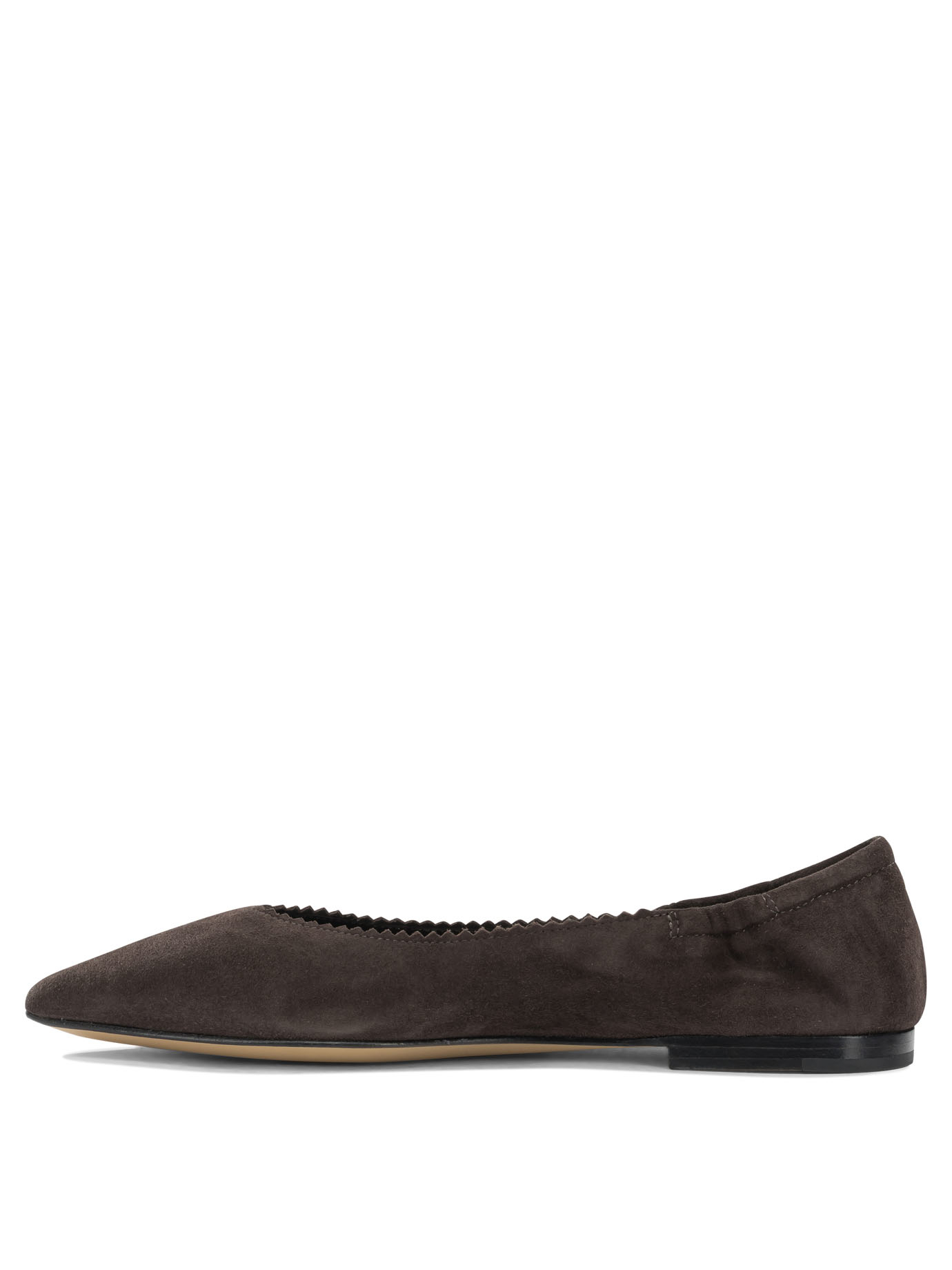 [Pomme D'Or] Flat shoes FW26 1200BCAMOSCIO COFFEE
