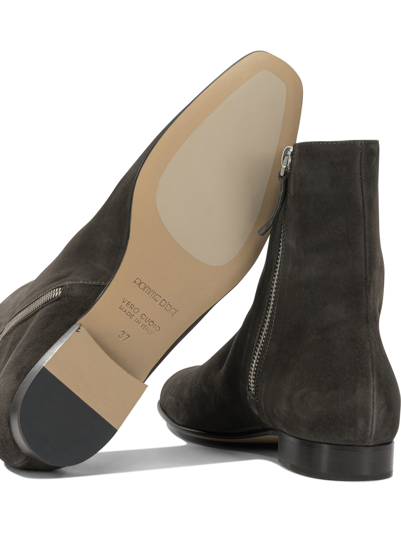[Pomme D'Or] Boots FW26 1355DUSTYCAMOSCIO BROWN