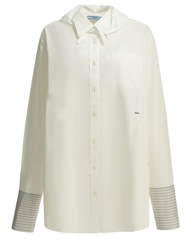 [Prada] Shirt FW26 P470JR6283F0009 S OOO