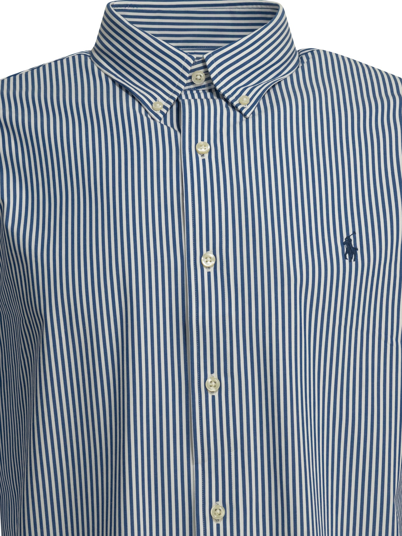 [Polo Ralph Lauren] Shirts FW26 710928255008BLUE/WHITE BENGAL STRIP