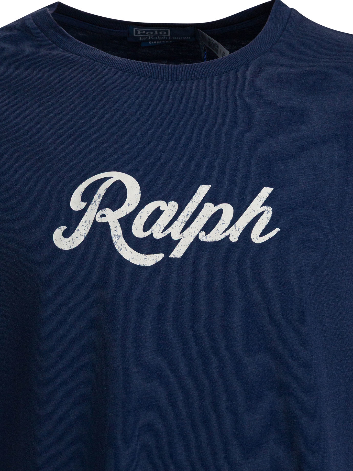 [Polo Ralph Lauren] T-shirts Short Sleeve FW26 710936401011DARK COBALT/WHITE