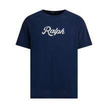 [Polo Ralph Lauren] T-shirts Short Sleeve FW26 710936401011DARK COBALT/WHITE