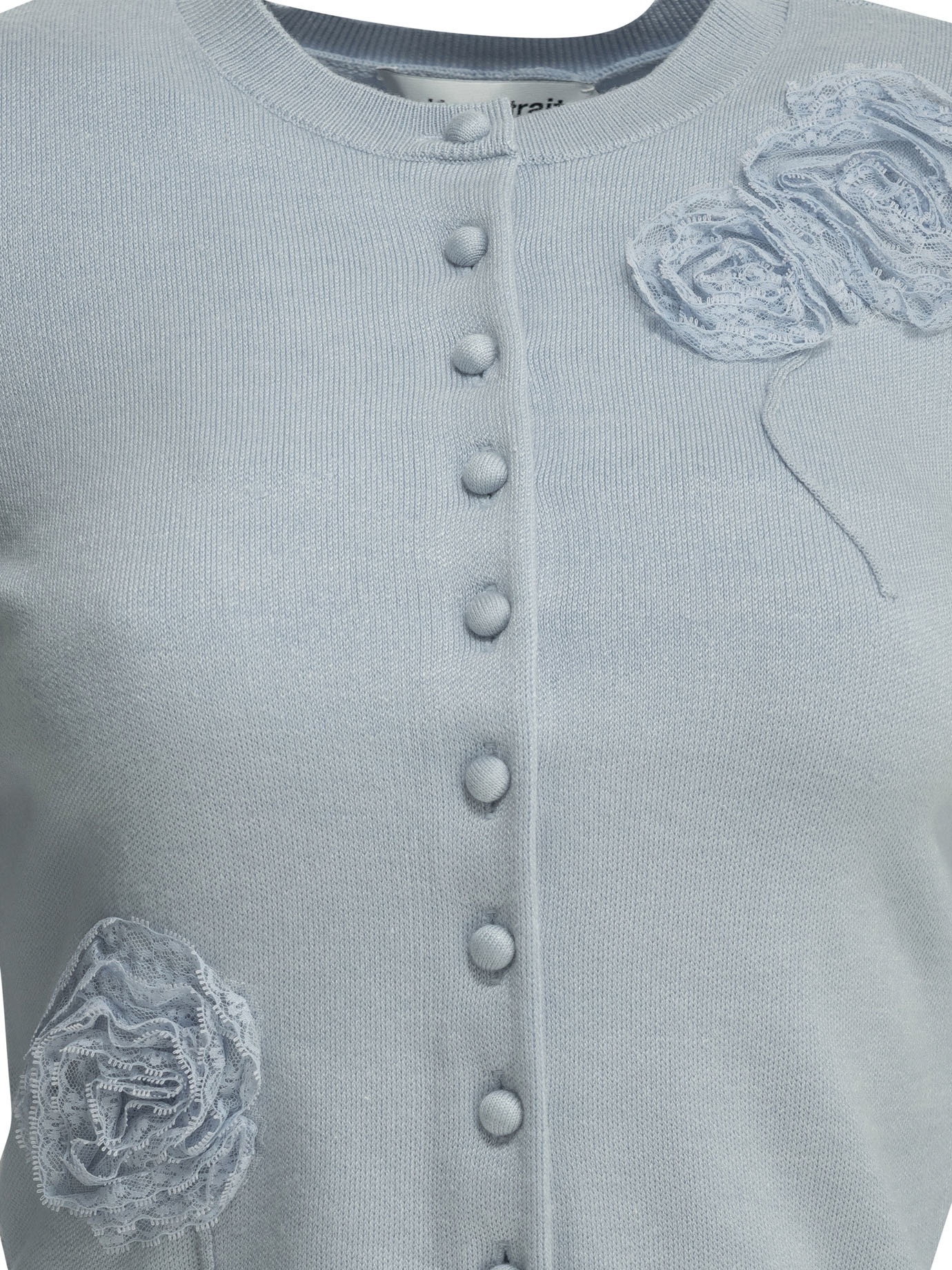 [Self-portrait] Cardigan FW26 PF26-068C-BLBLUE