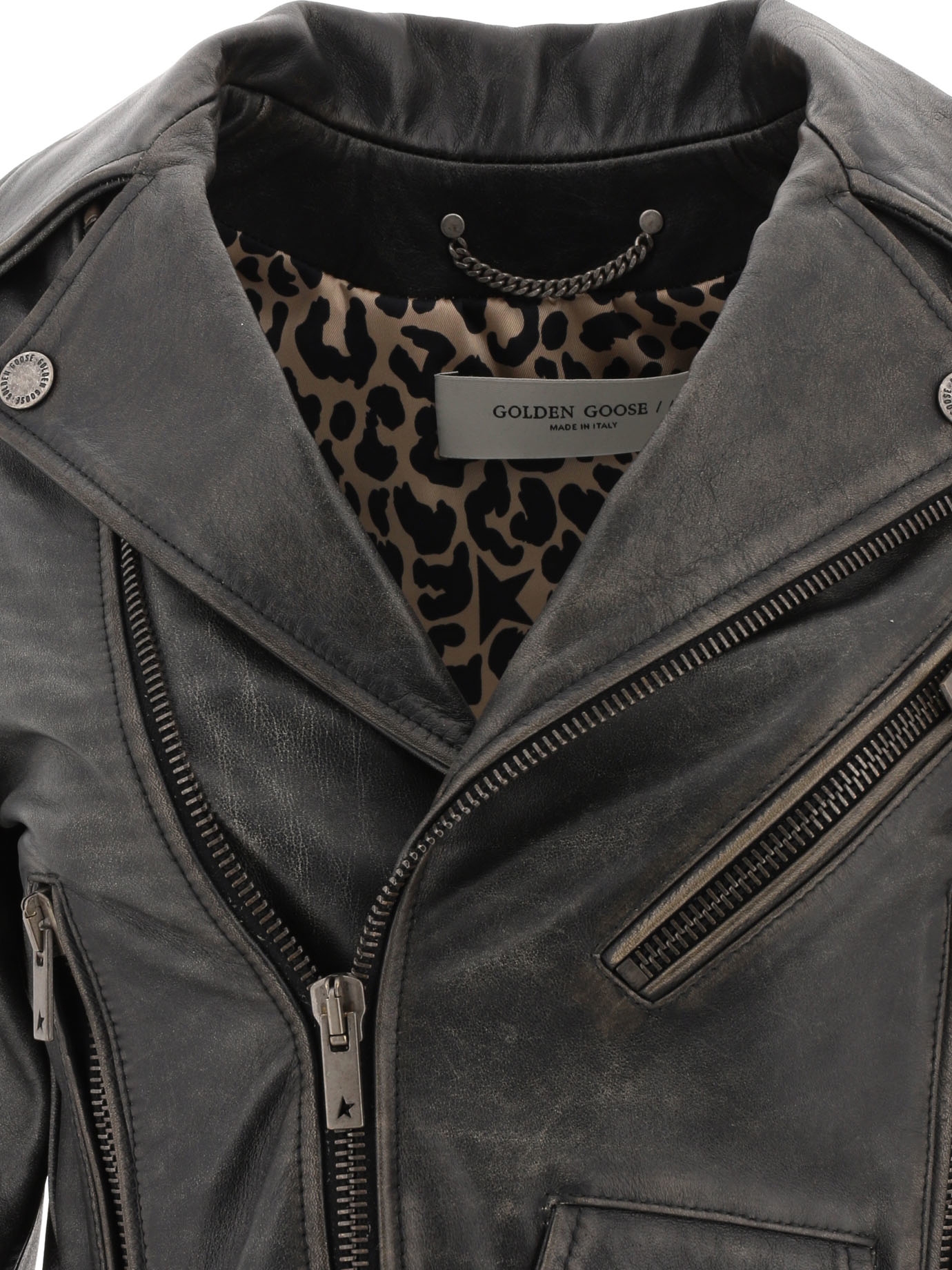[Golden Goose] Leather Jacket FW26 GWP00848P00064790100