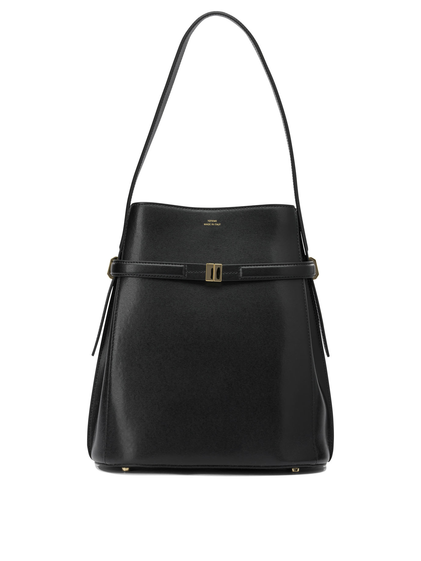 [TOTEME] Shoulder bag FW26 244-WAL0048-LE0025-001BLACK