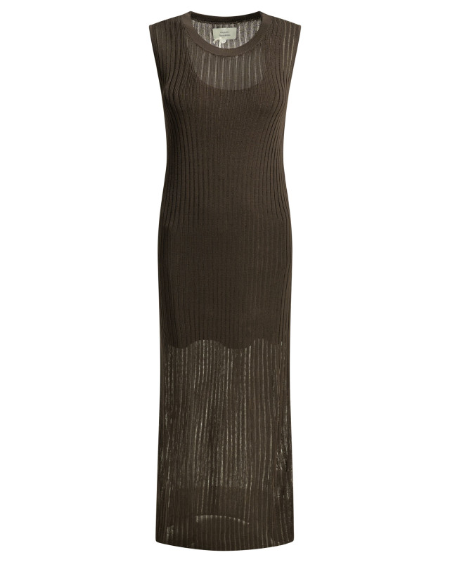 [LouLou De Saison] Sleeveless dress SS26 ICARIABROWN