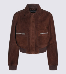 [Tom Ford] Leather Jacket SS26 CSL794LEX417EBB