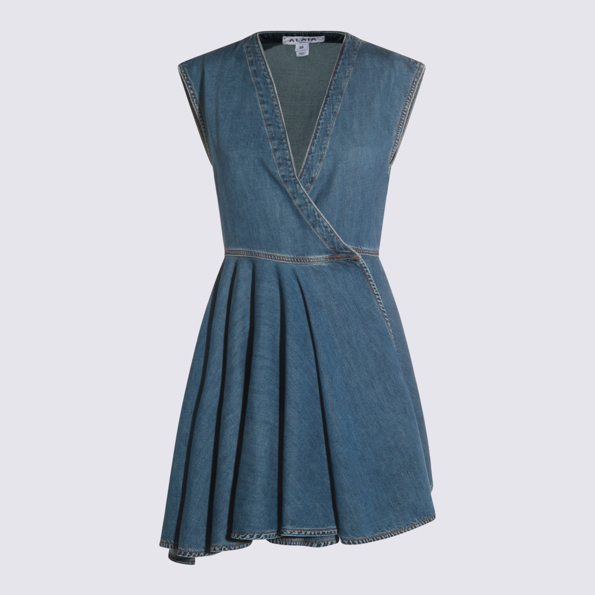 [Alaia] Sleeveless dress FW25 AA9R2682D004B505