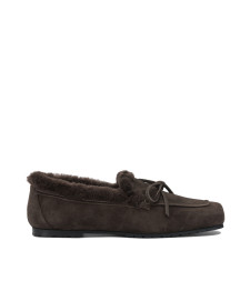 [Aeyde] Loafer FW26 JASPERCOW SUEDE LEATHER/SHEARLINGMOKA