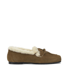 [Aeyde] Loafer FW26 JASPERCOW SUEDE LEATHER/SHEARLINGTOBACCO
