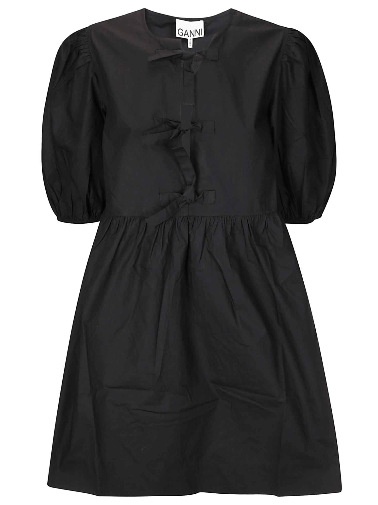 [GANNI] Short sleeve dress CO F9005 099