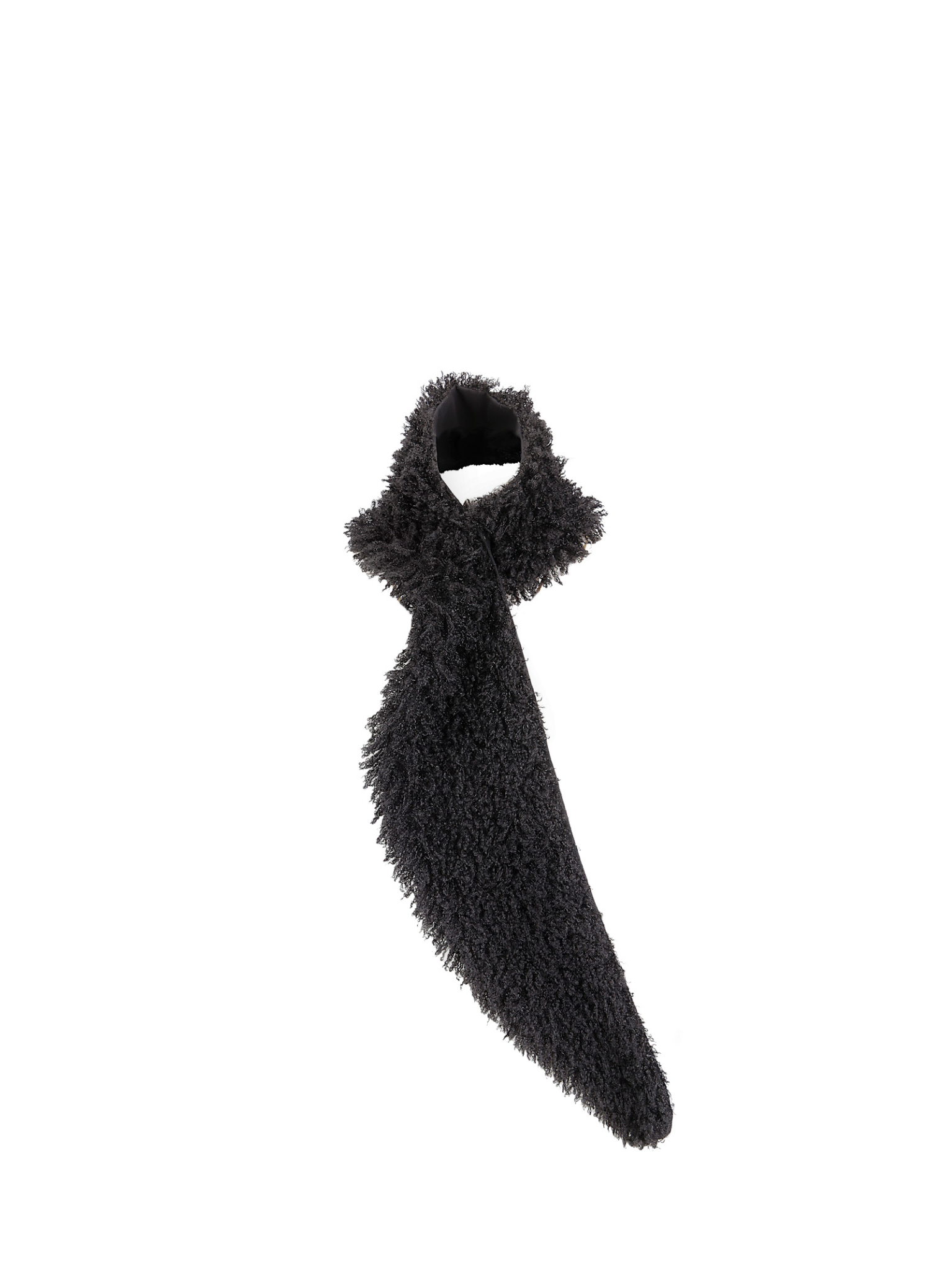[EVROPA X BOYSLOFT] Scarf FW25 TEDDYSCARF BLACK