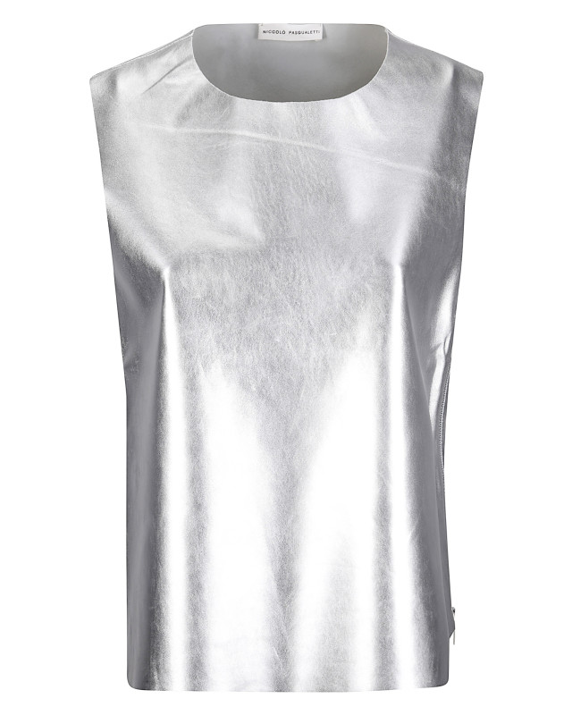 [Niccolo' Pasqualetti] Tank top FW25 NP08T001 SILVER