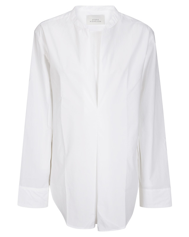 [Studio Nicholson] Shirts Long Sleeve FW25 PAMPASNW1684 OPTICWHITE