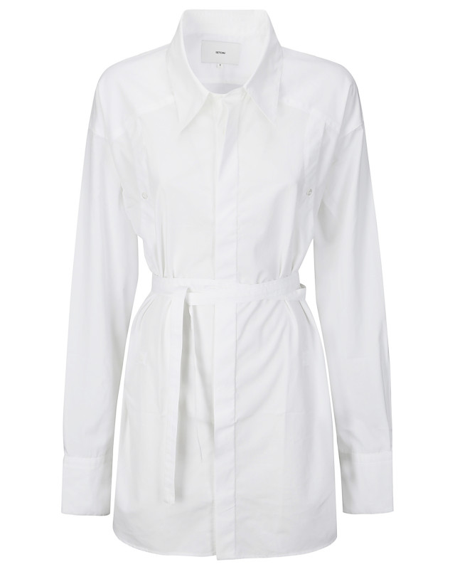[SETCHU] Shirts Long Sleeve CO U241H015C004 WHITE