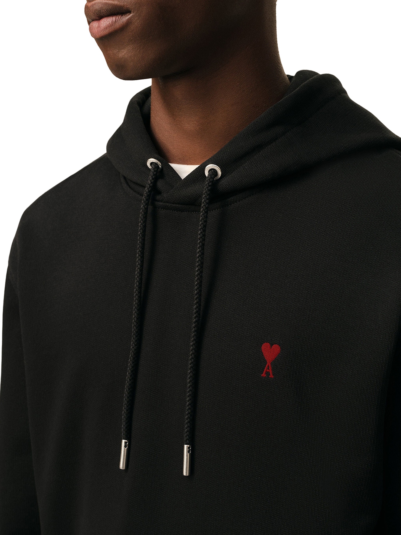 [Ami Paris] Hoodie FW26 BFUSW235730001 BLACK