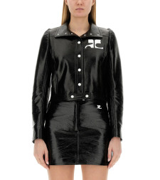 [Courreges] Leather Jacket FW26 PERCBL005_VY00149999