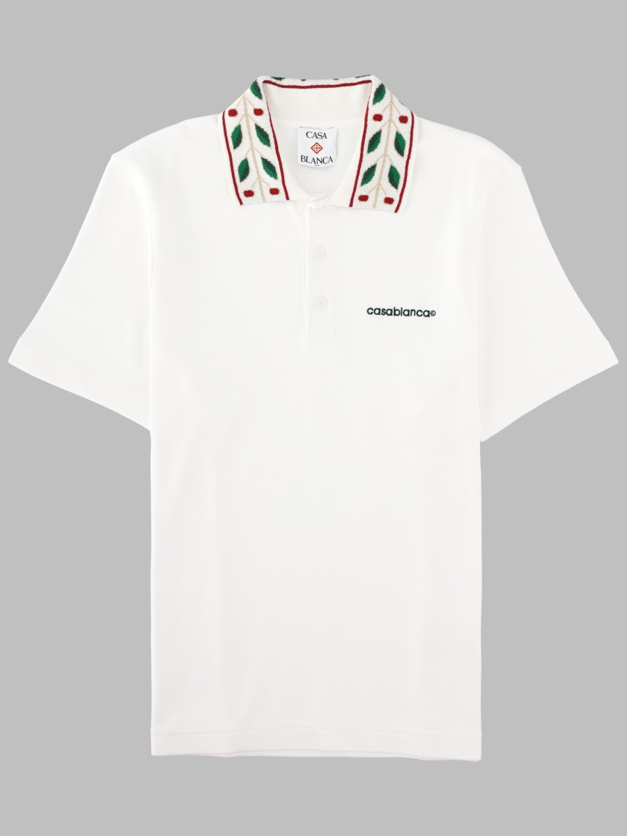 [Casablanca] T-shirts Short Sleeve FW26 M-PF26-JTP-499_01BRIGHTWHITE
