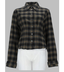 [Our Legacy] Shirts Long Sleeve FW26 W4262EYC_YUKONCHECKWOOLTON