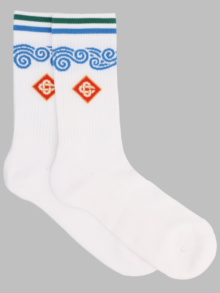 [Casablanca] Socks FW26 A-PF26-ACC-010_02WHITE