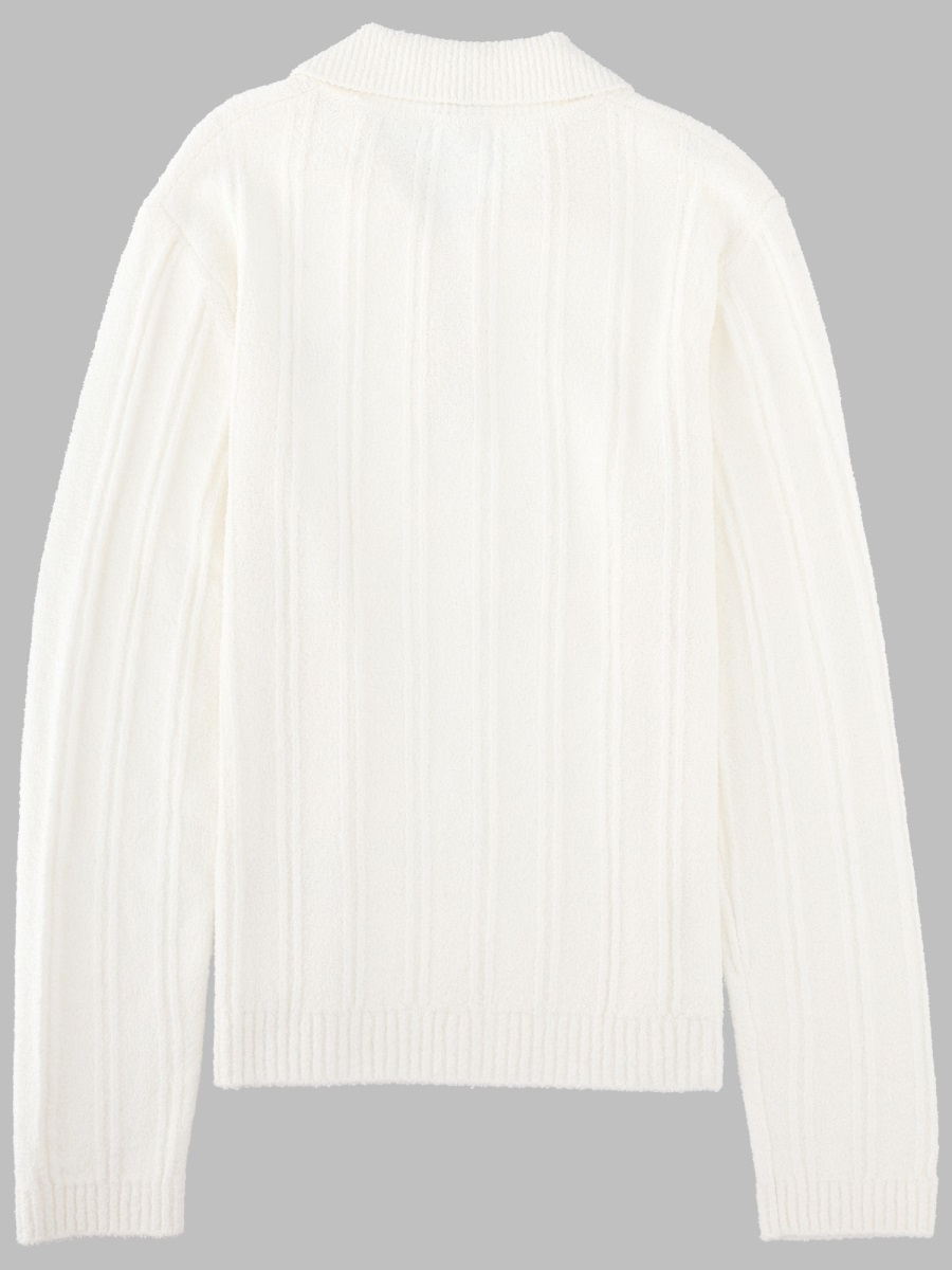 [Casablanca] Knitwear FW26 M-PF26-KW-1000_01WHITE