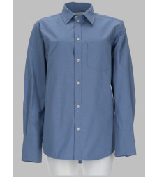 [VICTORIA BECKHAM] Shirts Long Sleeve FW26 1326WSH007513A_OCEANMIST
