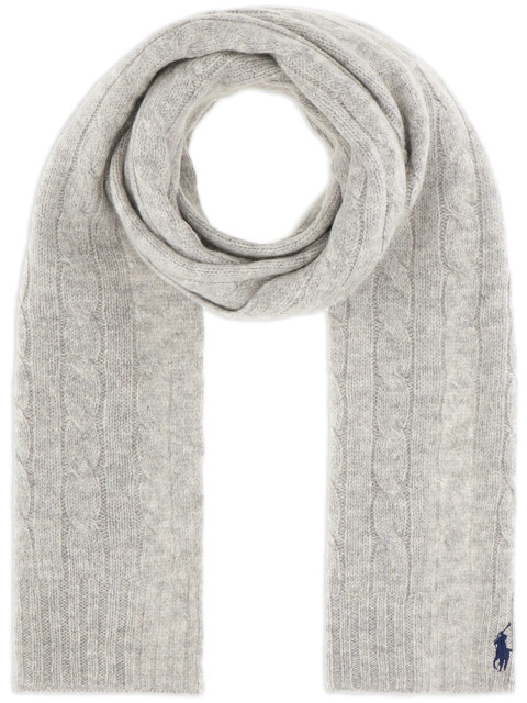 [Ralph Lauren] Scarf FW26 455956296004  SGREY