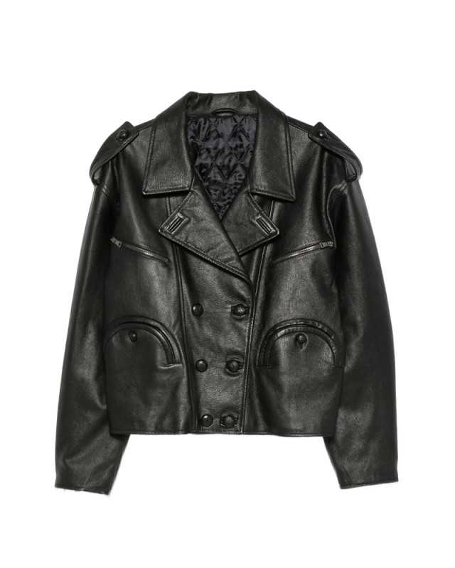 [Blaze Milano] Leather Jacket FW26 JKBKR01-I-O  N000