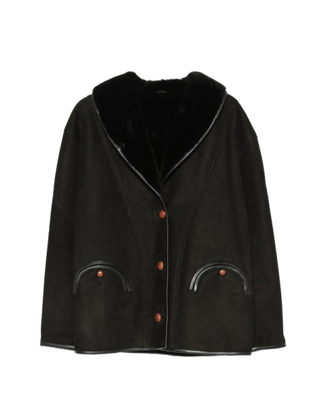 [Blaze Milano] Leather Jacket FW26 JKSCS01 TAH  N000