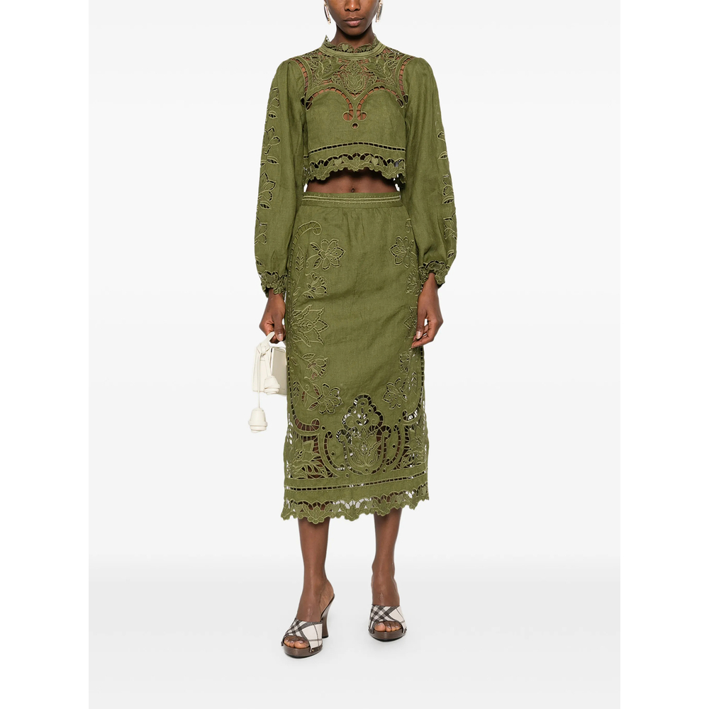 [Farm Rio] Long skirt SS26 344609  L0013