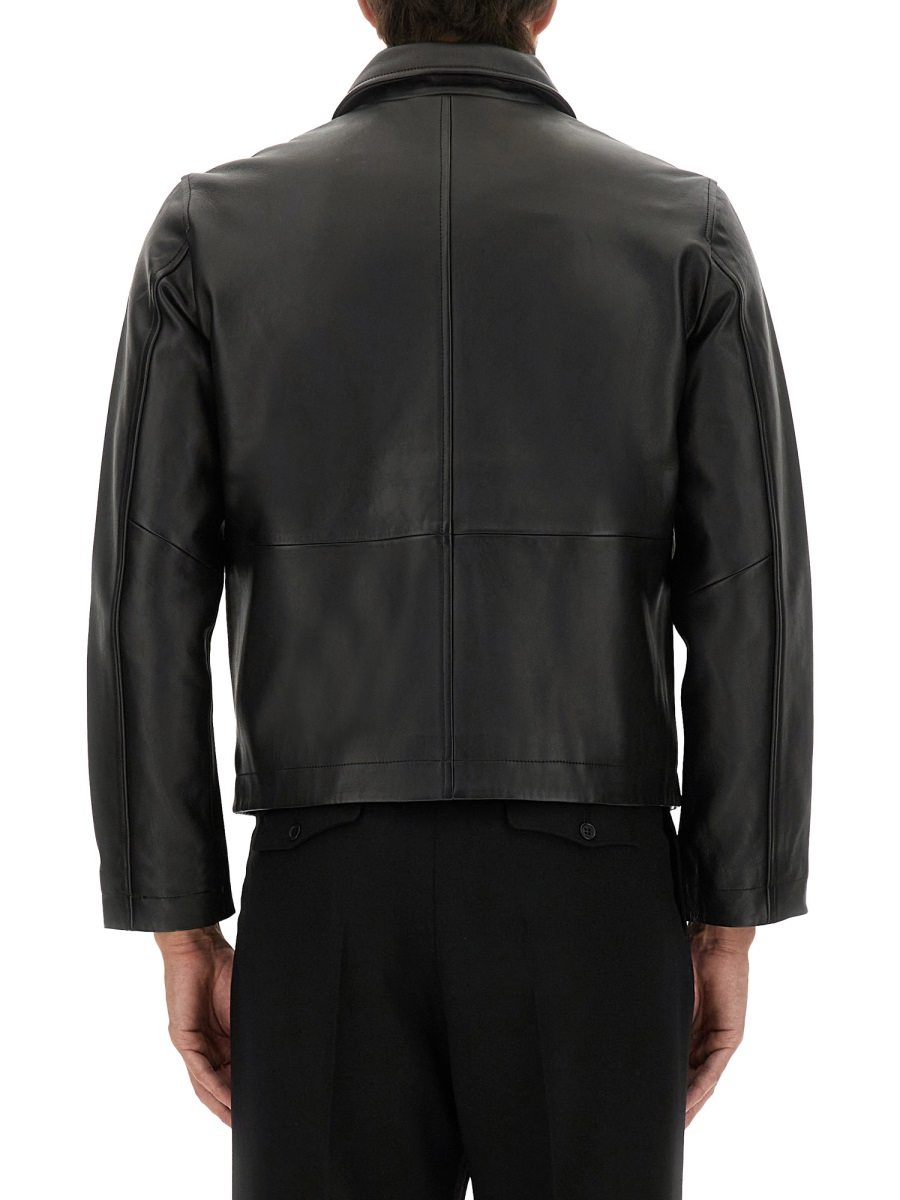 [Sunflower] Leather Jacket FW26 6027_BLACK