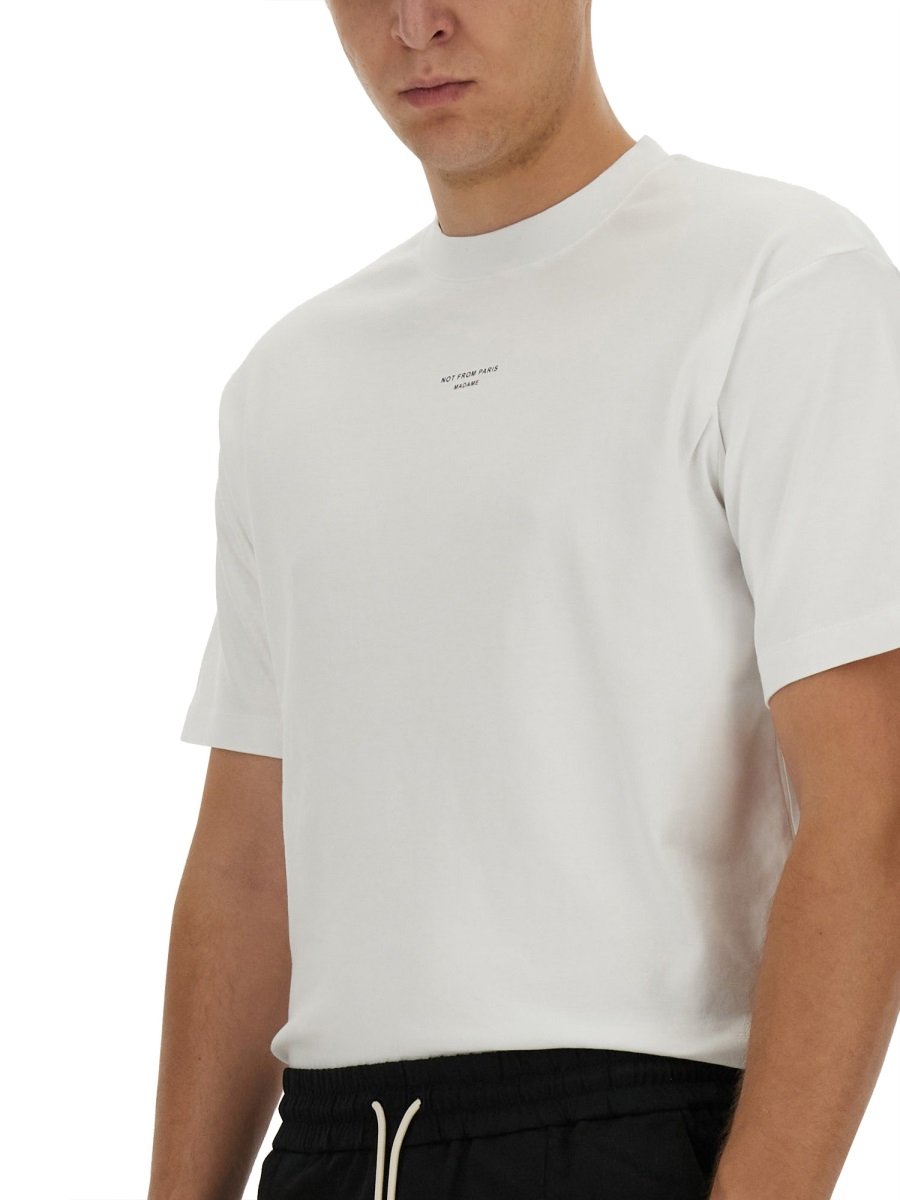 [DROLE DE MONSIEUR] T-shirts Short Sleeve FW26 TS202_CO002OPTICWHITE