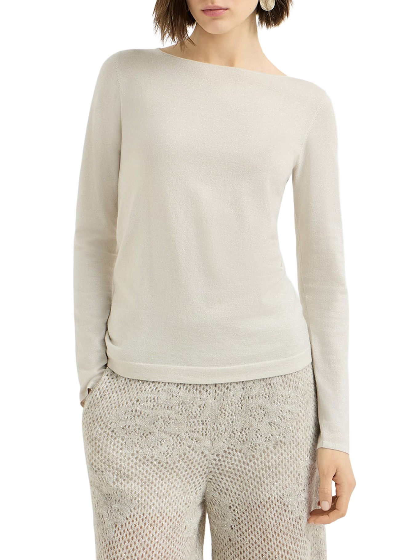 [Brunello Cucinelli] Knitwear FW26 M41800008C9443 WARM WHITE