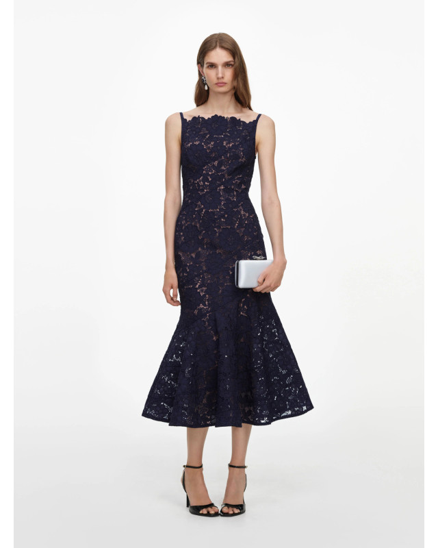 [SELF PORTRAIT] Sleeveless dress FW26 AW26043MNNAVY