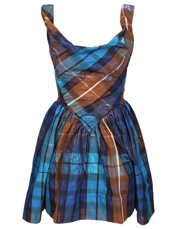[Vivienne Westwood] Sleeveless dress CO 1101039H-W01JF-K203