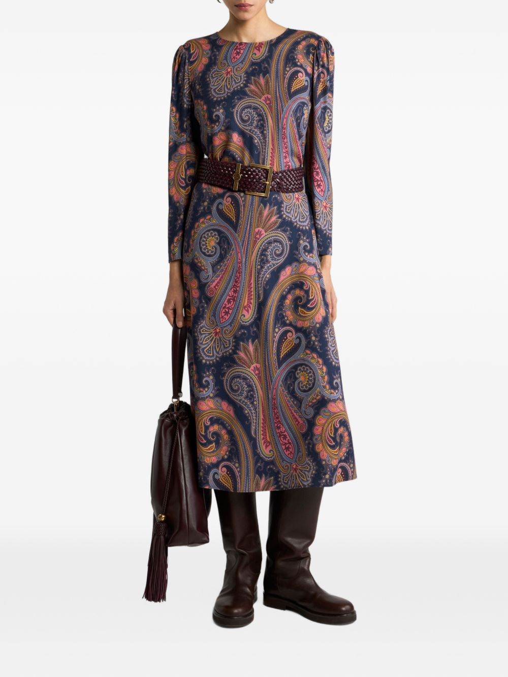 [Etro] Long sleeve dress FW26 WRHA056399SA418X0885